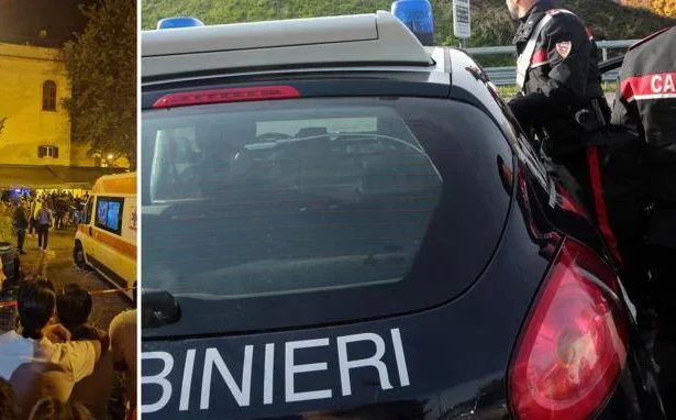 Folla sul luogo dell'omicidio di Paolo Taormina a Palermo