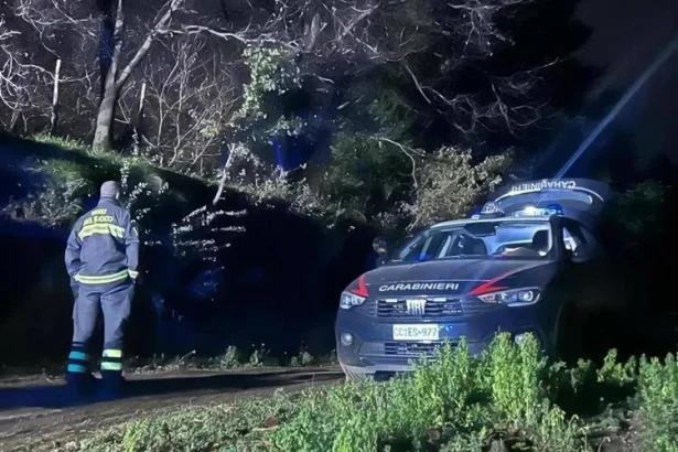 Il luogo del ritrovamento dei tre cacciatori uccisi a Montagnareale